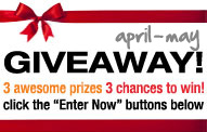 April-May Giveaway