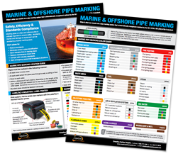 Marine / Offshore Pipe Marking Color Code Guide
